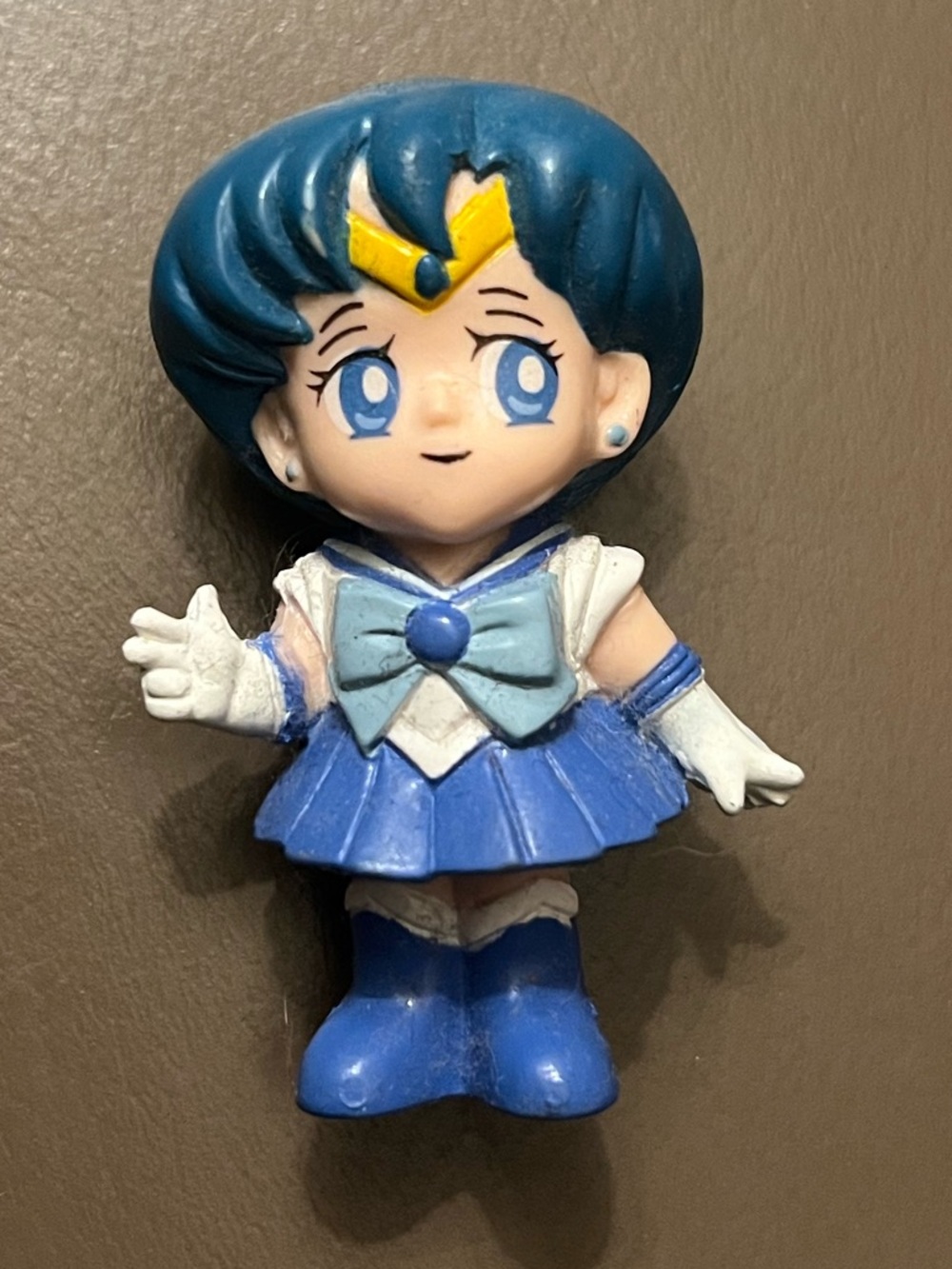 *VINTAGE/RARE* Sailor Moon Sailor Mercury 2" Chibi Figure 1996 Bandai (Irwin)